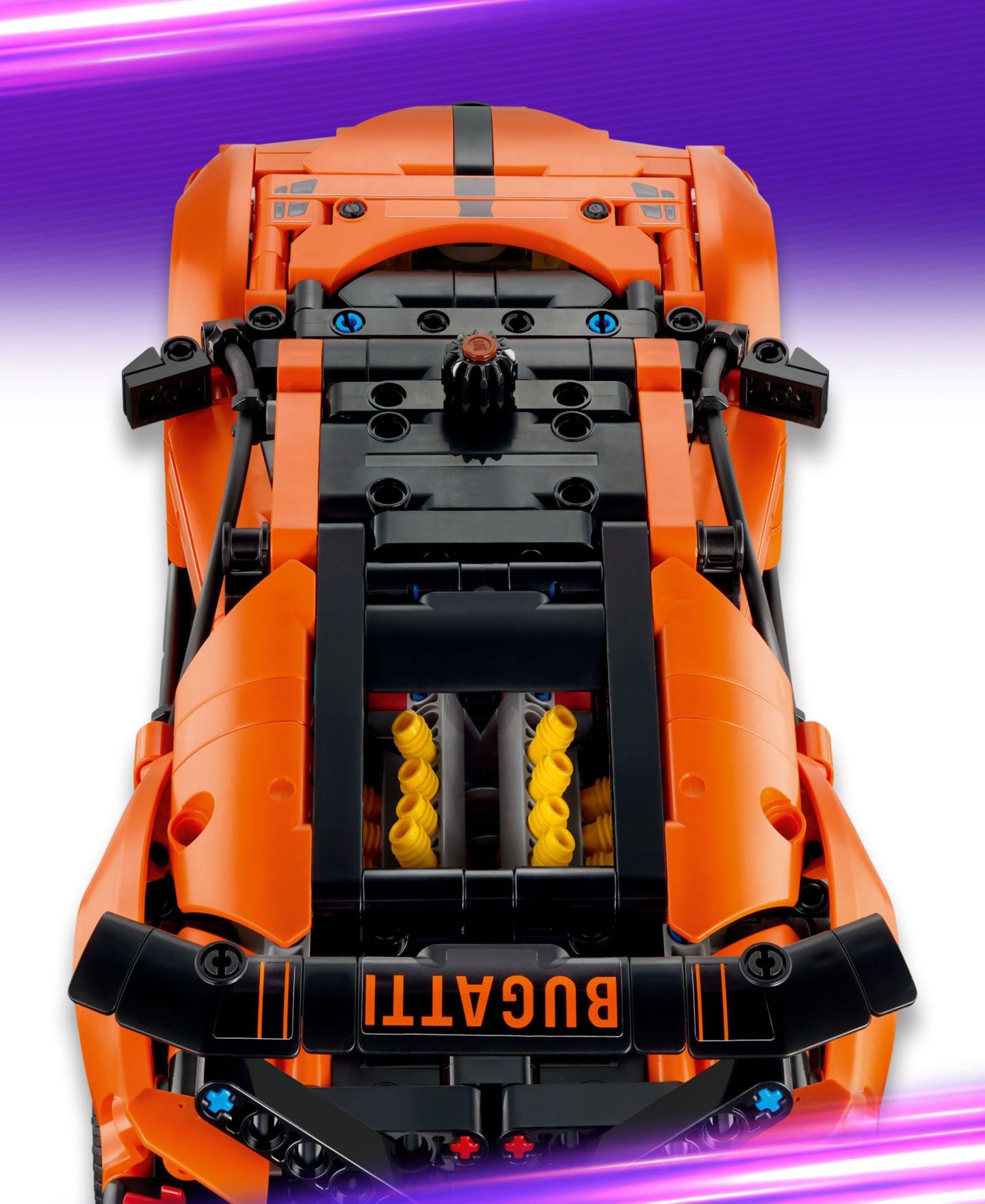 Детские конструкторы LEGO® Technic Bugatti Chiron Pur Sport Hypercar Building Toy 42222, 771 Pieces — фото 4
