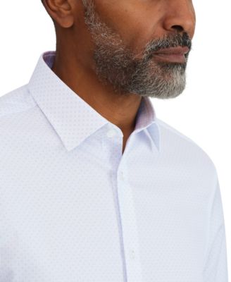 Men's Spread Collar Regular-Fit Dress Shirt