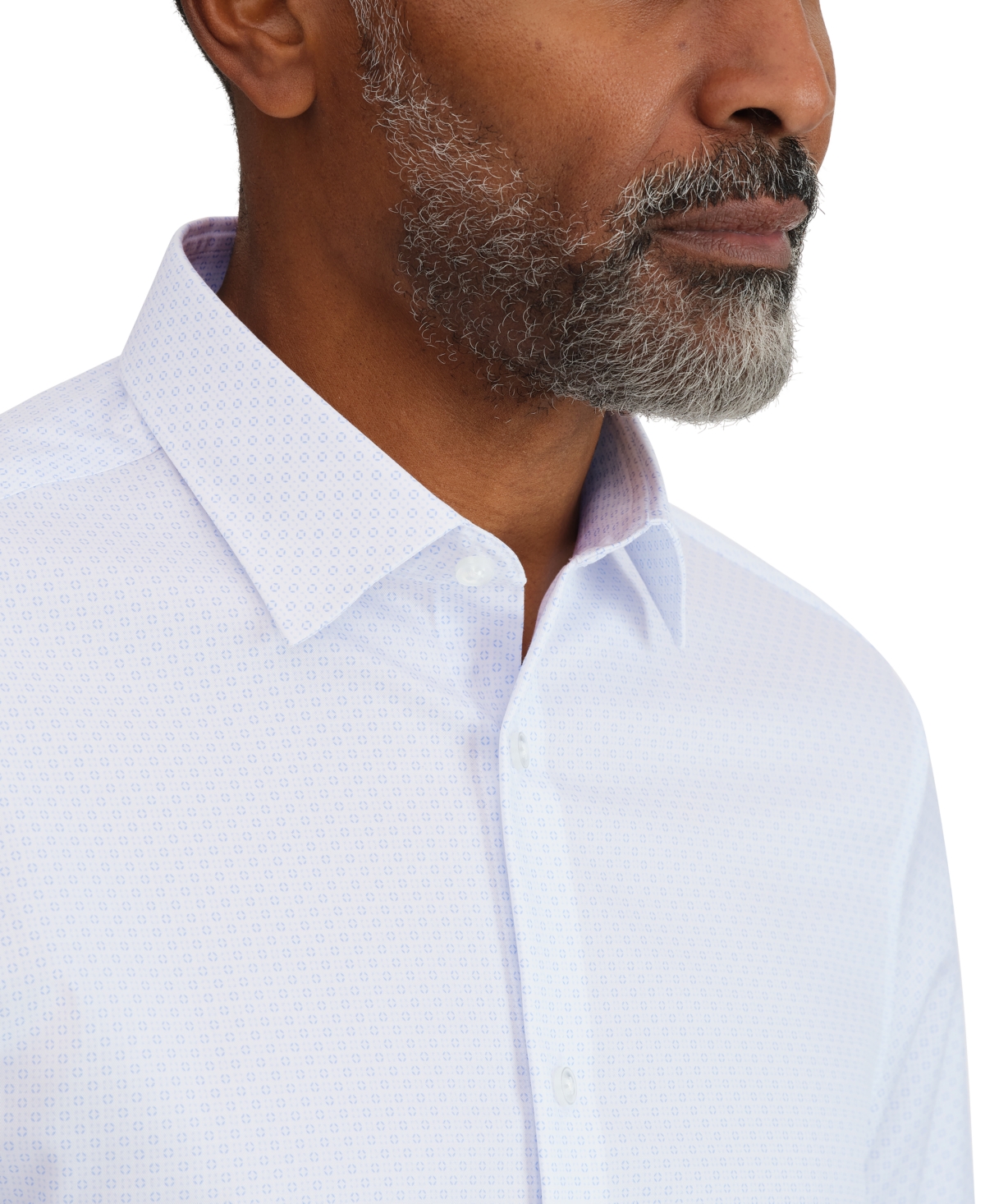 Calvin Klein Men's Spread Collar Regular-Fit Dress Shirt