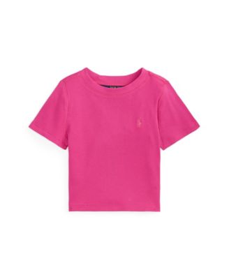 Girls' 7-16 Ribbed Crewneck Boxy T-Shirt