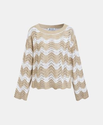 Women's Castaway Cutie Striped Cover-Up Top