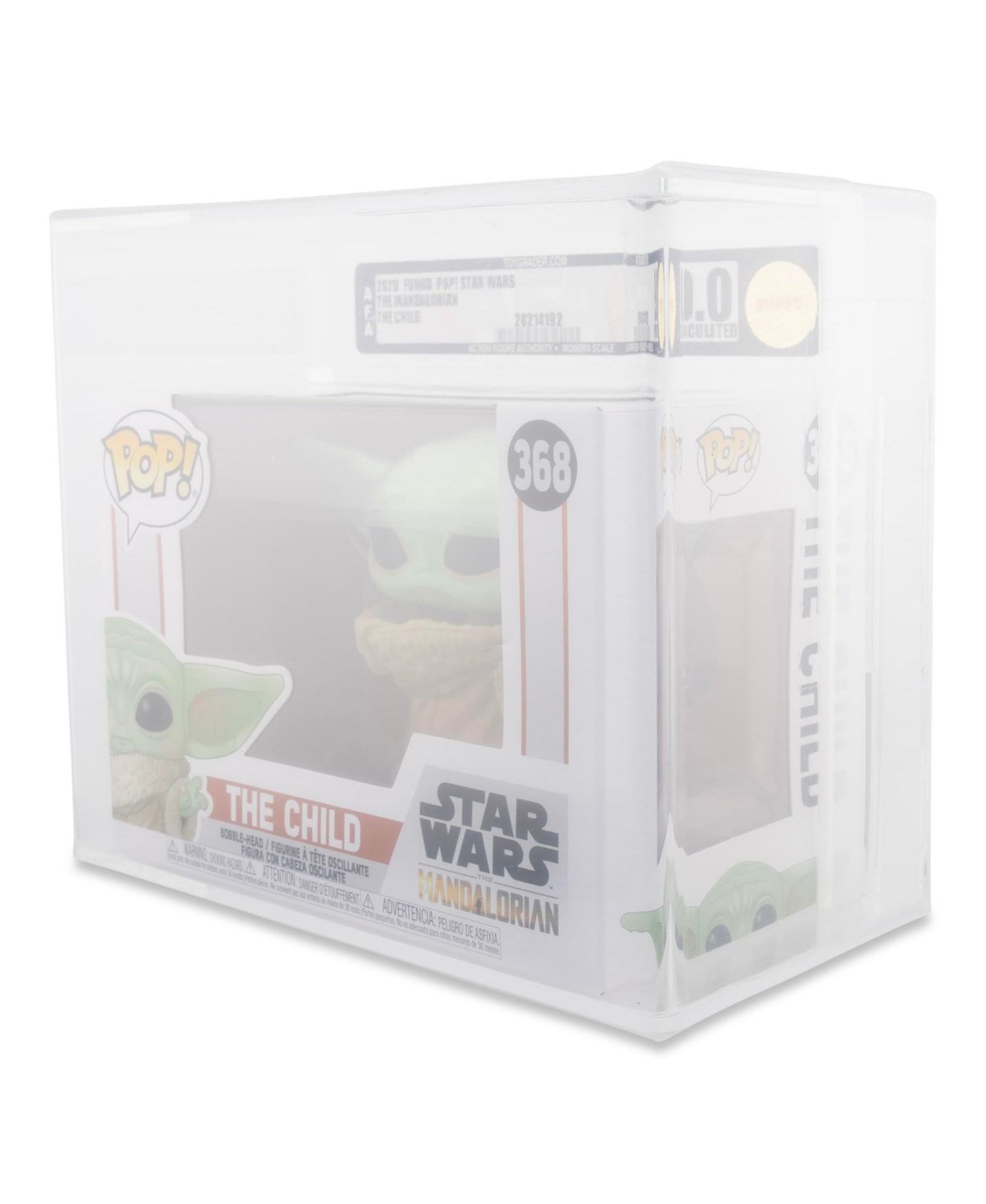 Детская фигурка Funko Pop! Star Wars The Mandalorian The Child AFA 9 3.75" Action Figure, Ages 6+ — фото 4