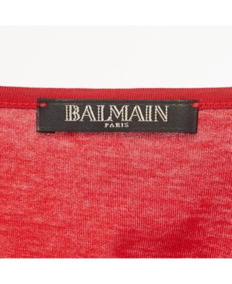 Women's Red Cotton Sleeveless Top