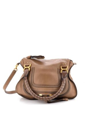 Medium Marcie Satchel Leather