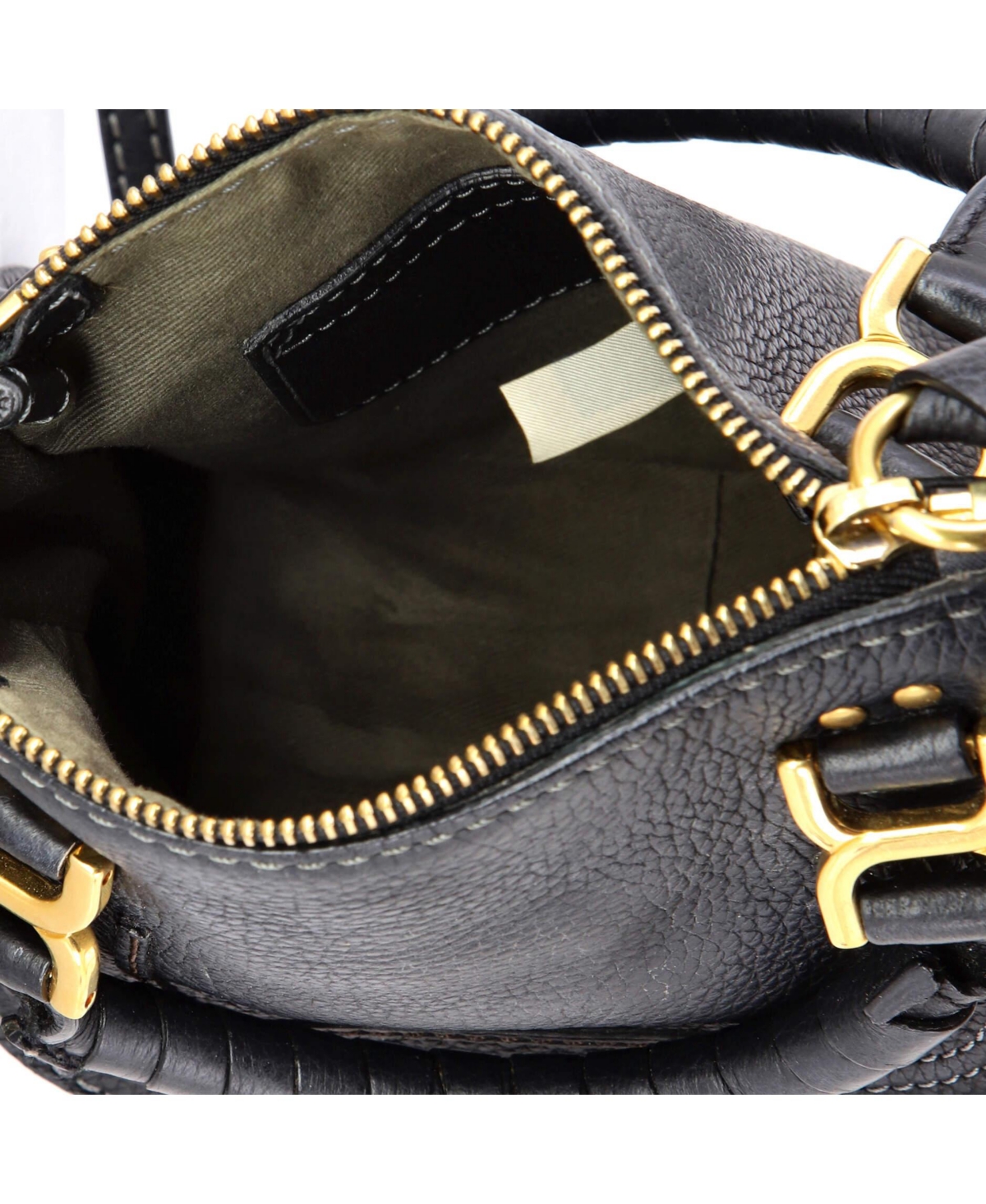 Pre-Owned Chloe Baby Marcie Satchel Leather