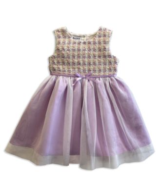 Girls' 2T-6X Long-Sleeve Coat & Dress, 2-Piece Set