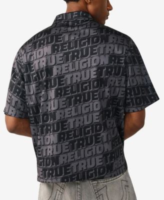 Men's Short-Sleeve Mesh Logo Shirt