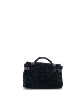 Mini Alexa Satchel NM Printed Suede and Leather