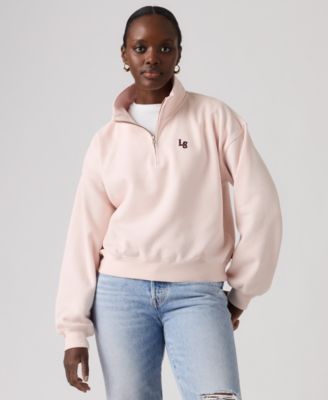 Women's Graphic Boxy 1/4-Zip Sweatshirt