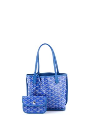 Mini Anjou Reversible Tote Coated Canvas