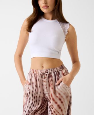 Women's Millie Seamless Lace Sweater Crewneck Top