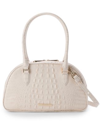 Angie Alden Road Leather Medium Satchel Bag