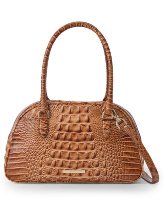 Angie Alden Road Leather Medium Satchel Bag