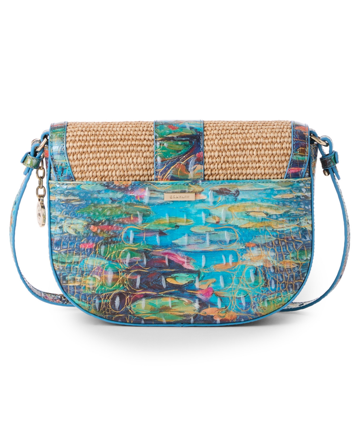 Brahmin Waterlily Abloom Portia Small Crossbody Bag