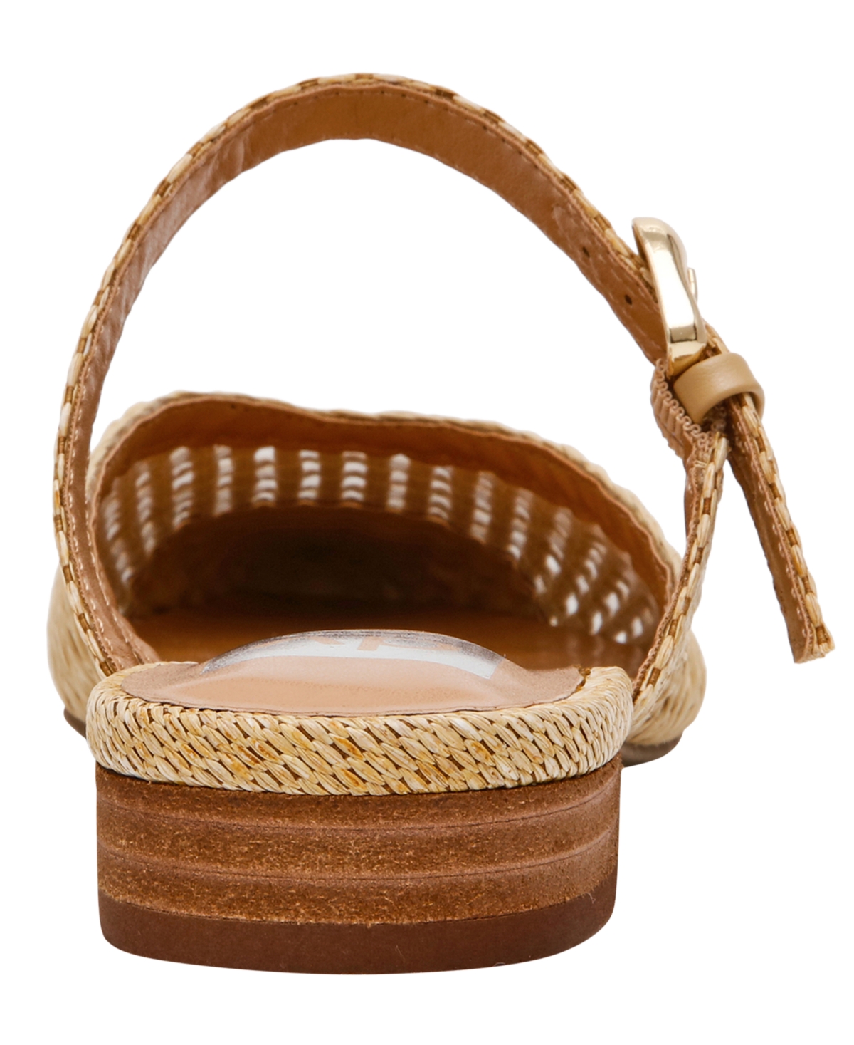 Dv Dolce Vita Women's Domainica Woven Buckle Flat Almond-Toe Mules