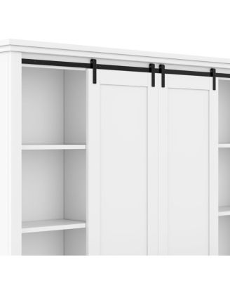 Multifunctional entryway cabinet with sliding rails and tree design