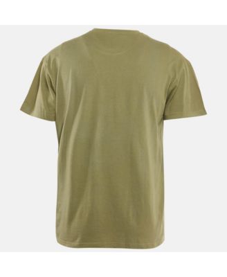 Women's Jeans Green Printed Jersey Crewneck T-Shirt