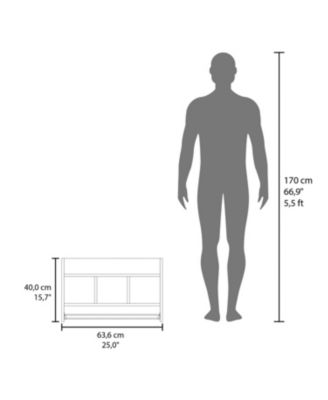 Dell Wall Shelf with Towel Bar, 2 Shelves