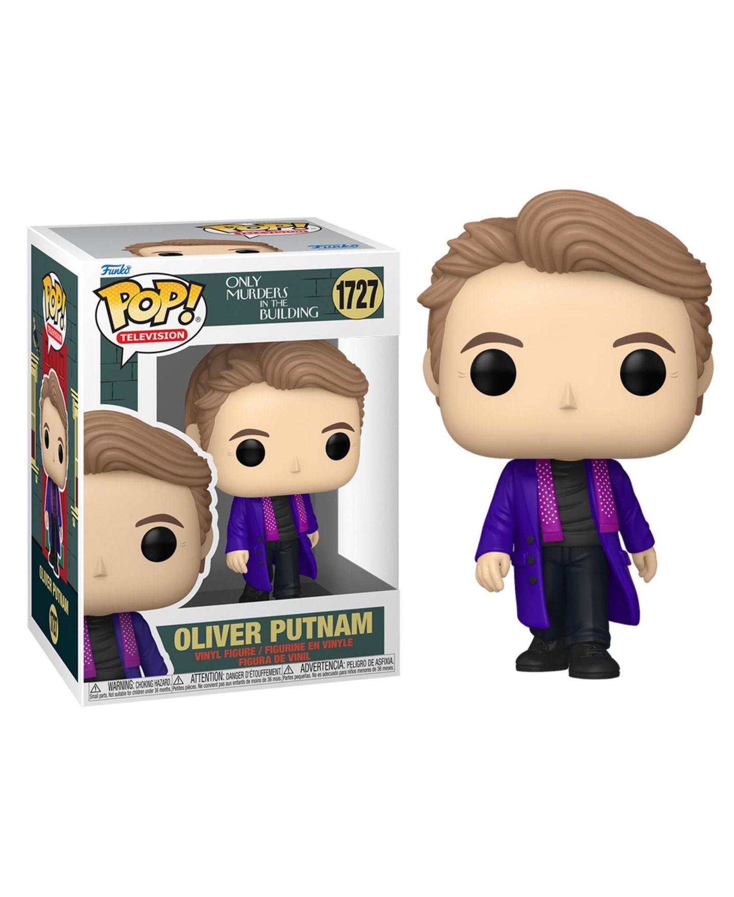 Детская фигурка Funko Pop! Only Murders In The Building Oliver Putnam 3.75" Collectible Vinyl, от 3 лет — фото 1