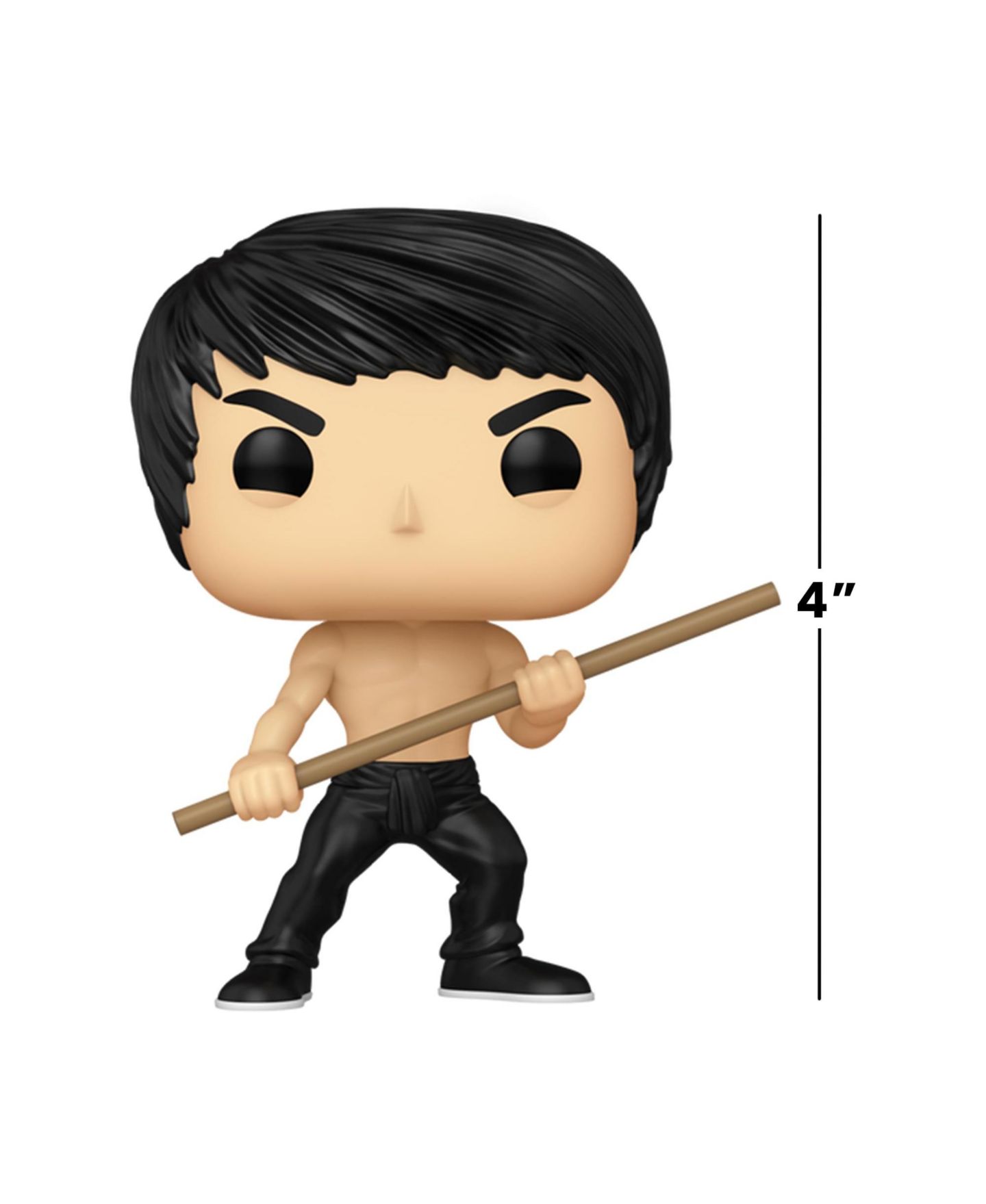 Детская фигурка Funko Pop! Icons Bruce Lee with Staff 3.75" Vinyl Figure, Ages 3+ — фото 4
