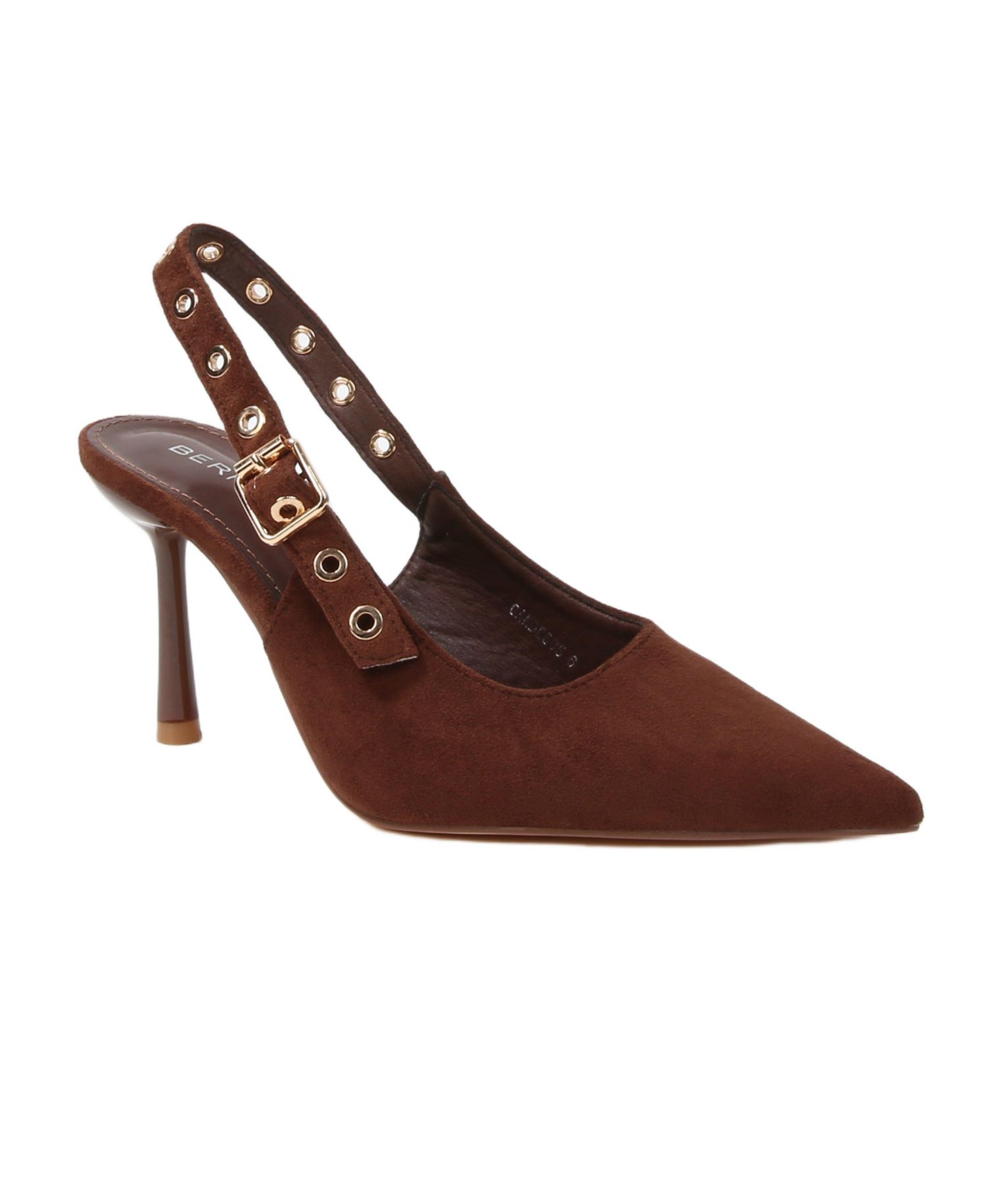 Women's Candes Microfiber Suede Slingback Pumps