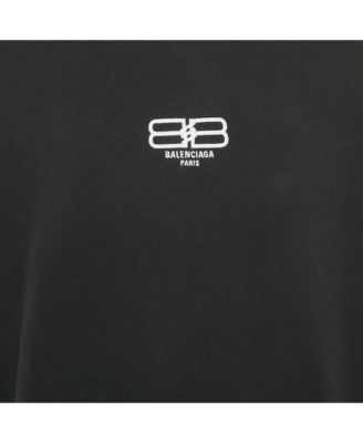 Men's Unisex Black Bb Icon Cotton Hoodie