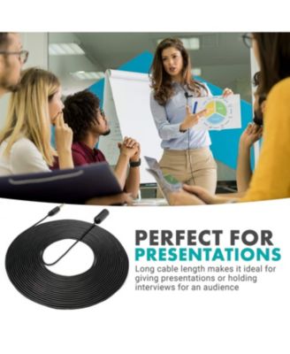 PM10EC6 20-foot (6m) TRRS Female 3.5mm to TRRS Male 3.5mm Microphone Extension Cable for Smartphones