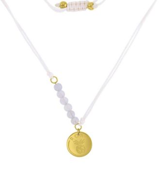 Waterproof Yellow Pineapple Labradorite Adjustable Necklace