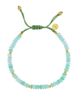 Roxy Waterproof Yellow Green Aventurine Adjustable Bracelet - Yellow 90$