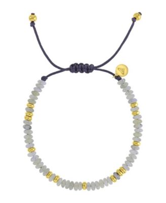 Waterproof Yellow Labradorite Adjustable Bracelet