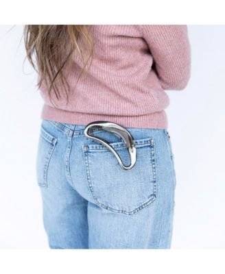 Women's Large Crescent Metal Claw Clip