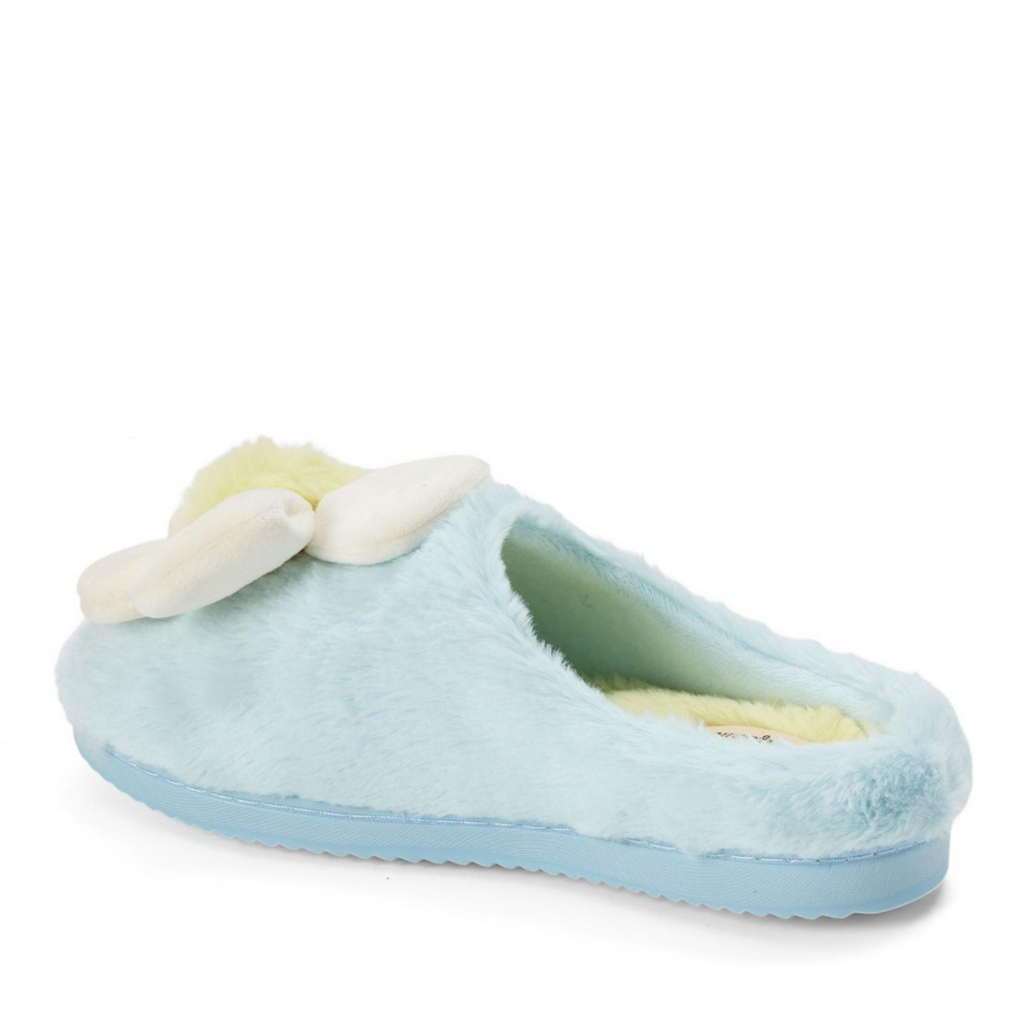 Женские сабо Dearfoams Rosie Furry Icon Clog Slipper, цвет: Синий варёный — фото 2