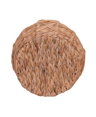 X-Weave Round Wicker Floor Basket