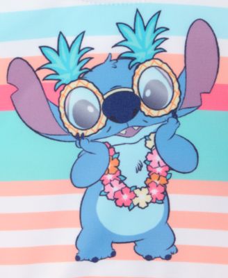 Stitch Toddler Girls' 2T-4T Striped 2-Piece Tankini Swimsuit