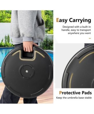 20 Inch Fillable Heavy-Duty Round Umbrella Base Stand