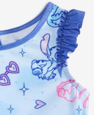 Stitch Girls' 2-6X Printed 2-Piece Tankini Swimsuit