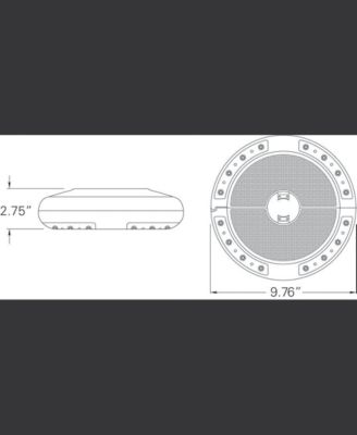 Round Umbrella Light with Bluetooth Speaker