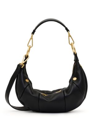 Erica Medium Leather Crescent Shoulder Handbag