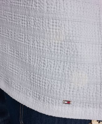 Women's Textured Crewneck Top