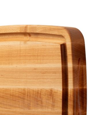 CB Series Rectangular Wooden Maple Cutting Board, 18" x 10"