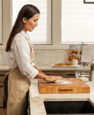 CCB Series Rectangular Wooden Maple Cutting Board, 24" x 18"