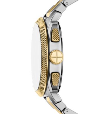 Men's Machine Chronograph Two-Tone Stainless Steel Watch, 44mm