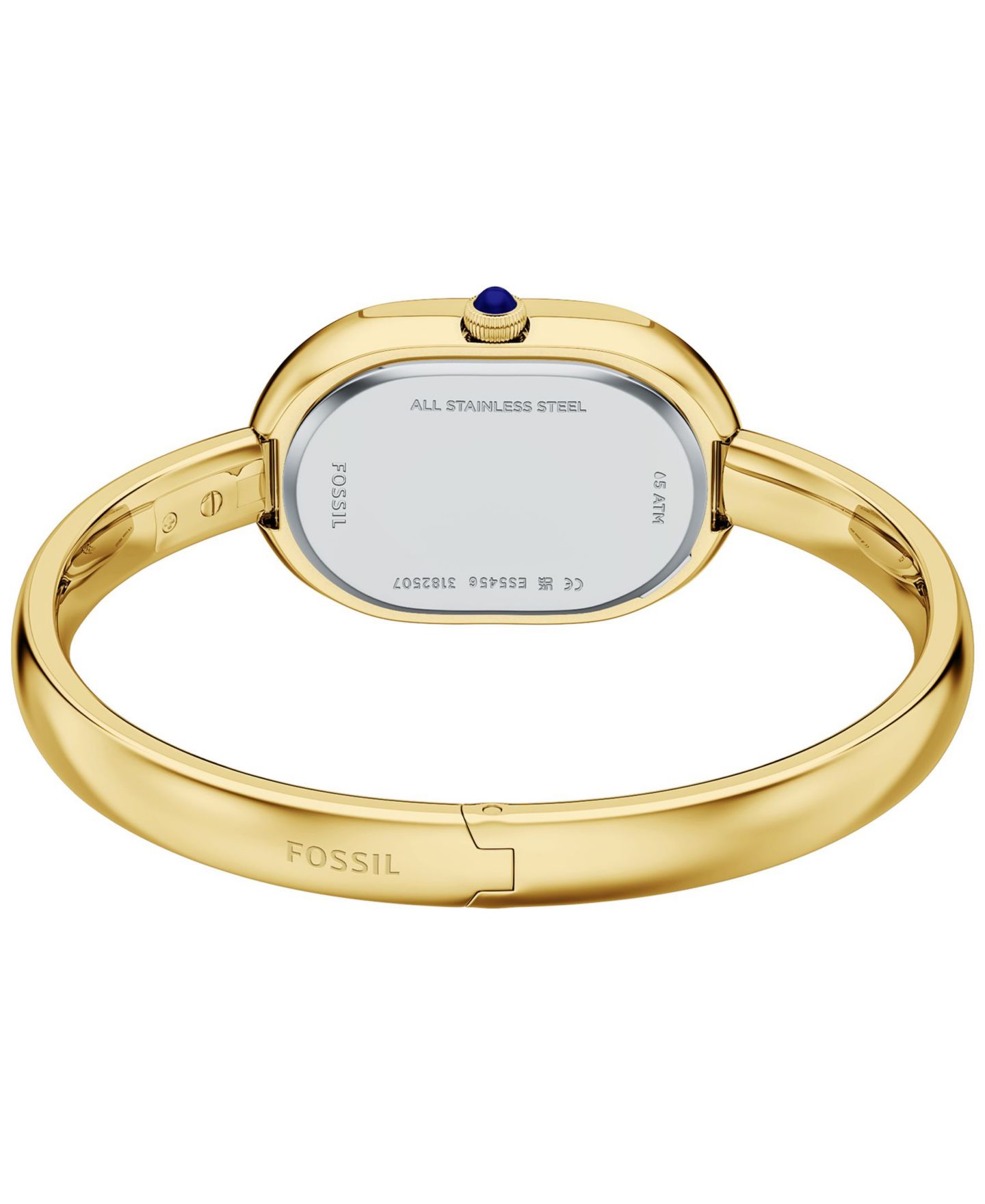 Женские часы Fossil Sloan с тремя стрелками, золотистая нержавеющая сталь, 24 мм — фото 6