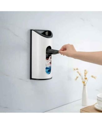 2 Gallon Step On Trash Can Set and Plastic Bag Organizer Combination For Bathroom Kids  Room Brand