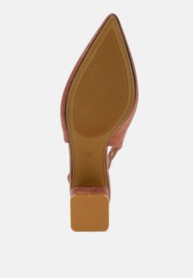 Womens Ameya Stud Emebllished Microfiber Sandals