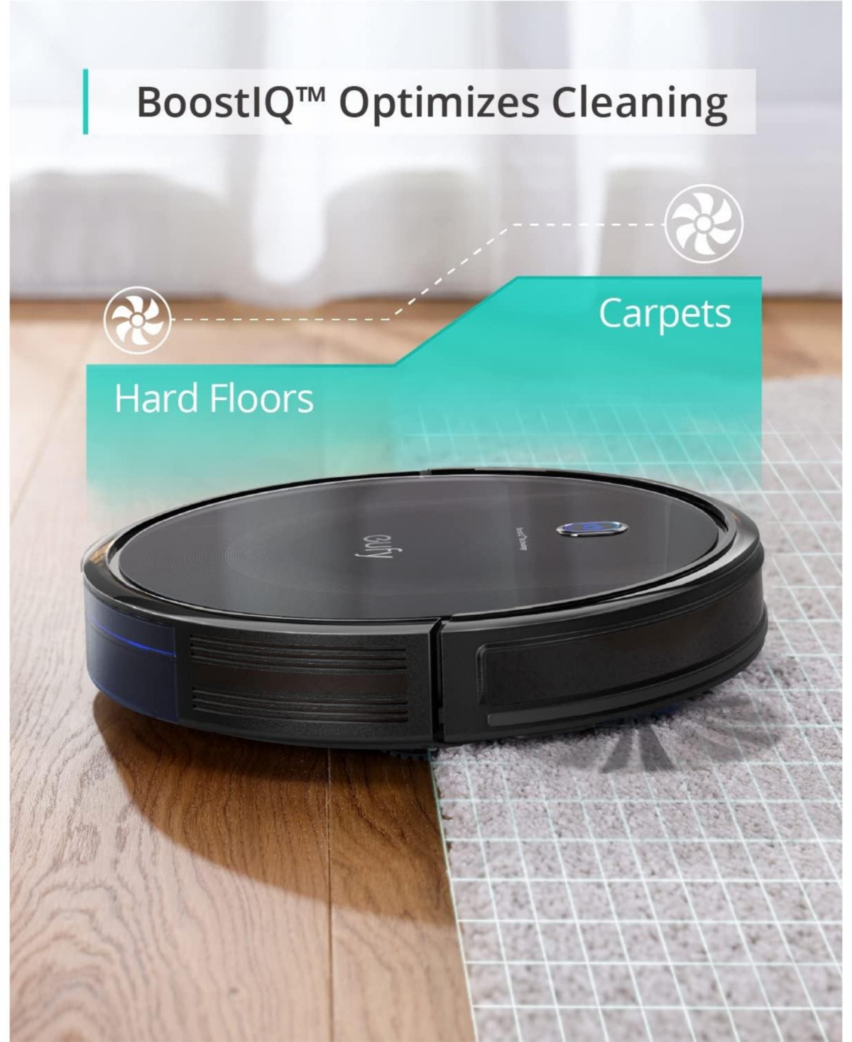 eufy Robot Vacuum 11S Max, Super Thin, Quiet, Self-Charging Robotic Vacuum Cleaner and Replacement Filter Set