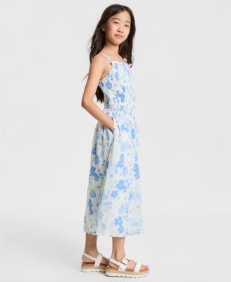 Girls' Smocked Maxi Dress