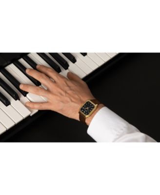 Men's Special Edition Tony Bennett Classic We are All Here Gold-Tone Strap Watch 32mm