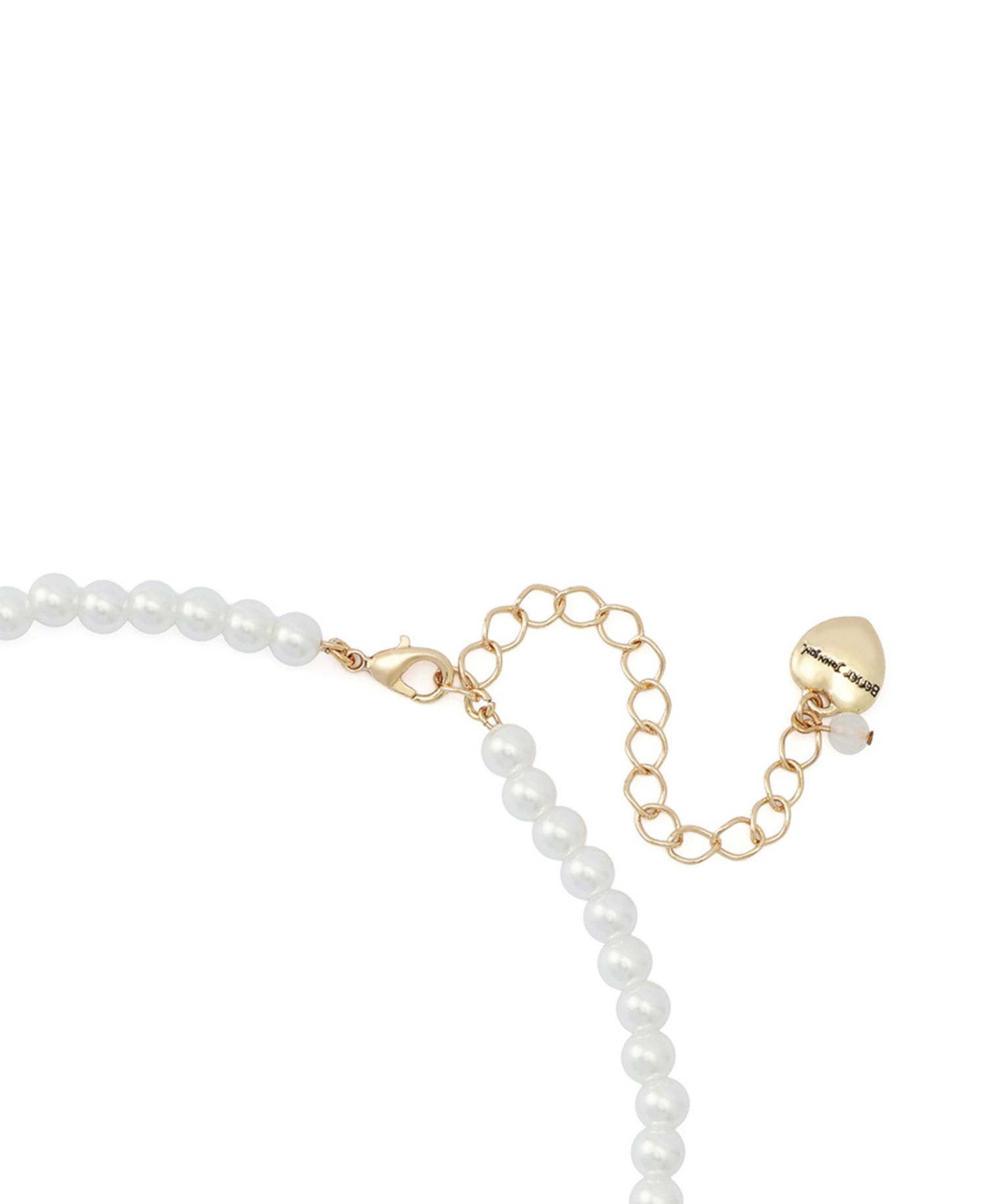 Faux Stone Golf Bib Mother of Pearl Necklace