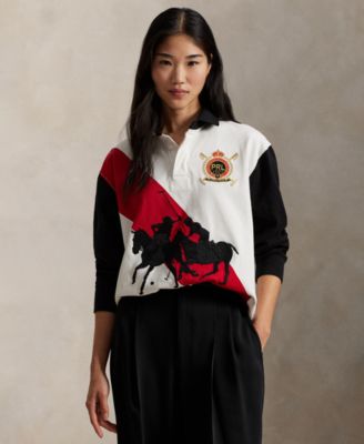 Women's Rugby Collared Jersey Shirt